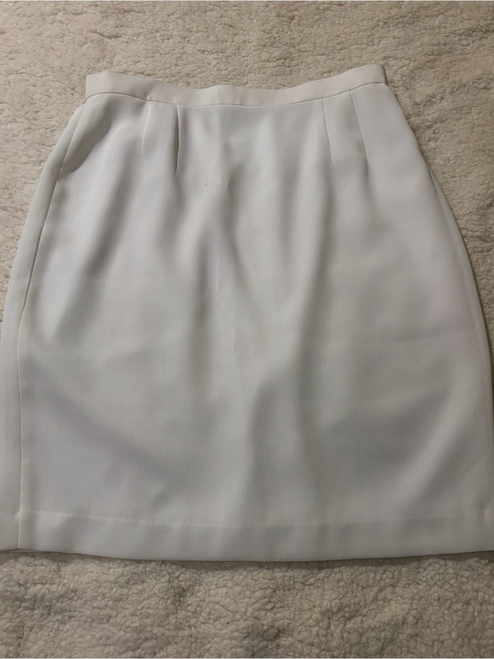 Classic White Pencil Skirt1654